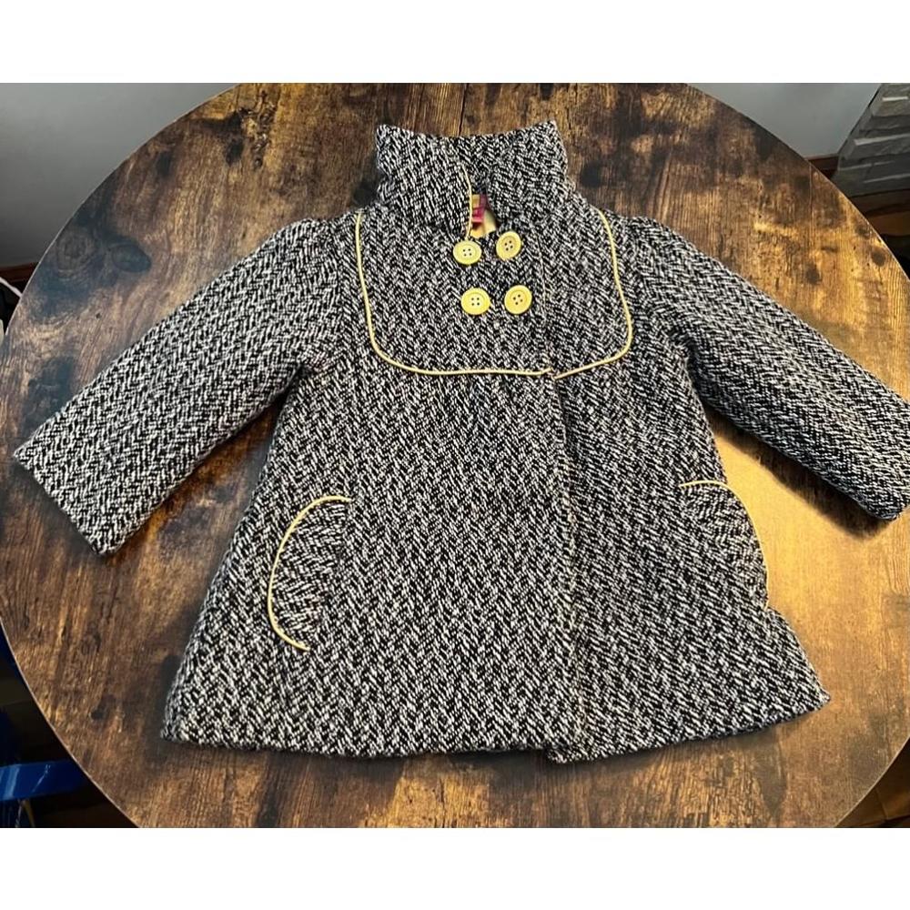 pebelople mack LTD | toddler tweed look formal coat. Size: 3T